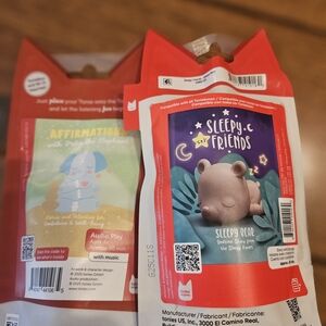 Tonies Sleepy Friends Audio Play Set - Red and Blue